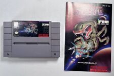 Super R-Type (Super Nintendo Entertainment System, 1991) CARTRIDGE & BOOKLET