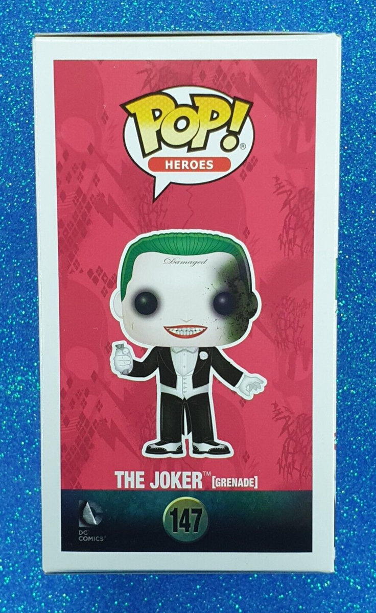FUNKO POP HEROES SUICIDE SQUAD #147 THE JOKER (GRENADE) 2016