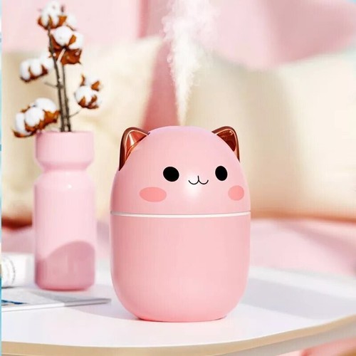Air Humidifier USB Office Bedroom Car Purifier Led Cool Home Mist Silent Spray M - Picture 36 of 72