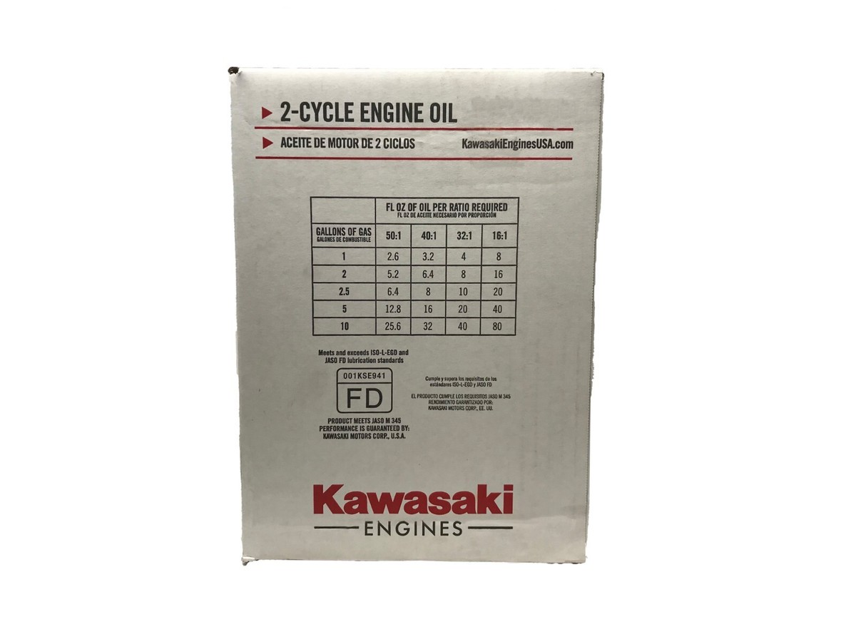 Aceite Para Motor 2 Tiempos Kawasaki K-Tech - 1 Galón, Original OEM, Número 99969-6086