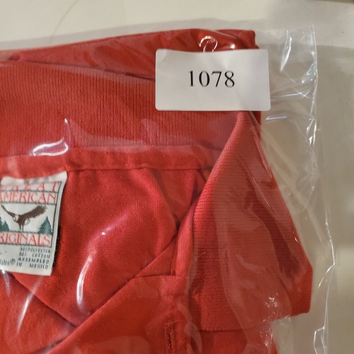 Vintage Boy Scout Of America Shirt Mens Large Red Great American Originals Polo - Picture 12 of 12