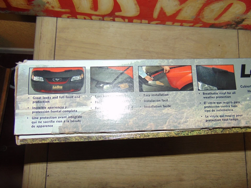 GLOBAL TOYOTA TERCEL 1987-1990 VINILO NEGRO LeBRA CUBIERTA FRONTAL PERSONALIZADA 55267-01 Foto 4 de 4