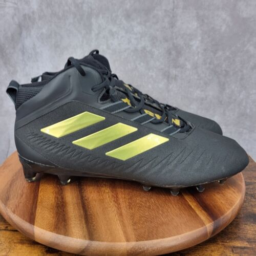 Adidas Football Cleats Mens 16 Black Gold Nasty EH3429 Shoes