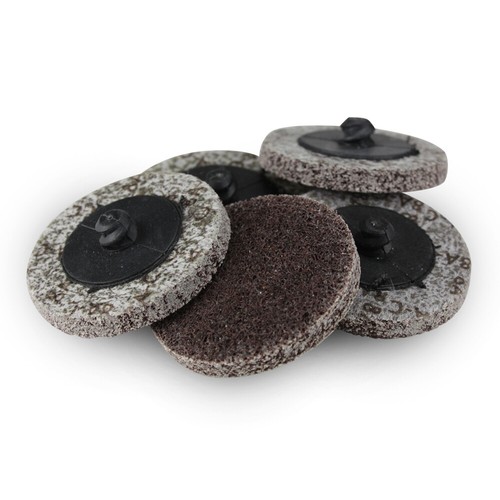 5 Pack - 2" Inch Unitized Quick Change Discs 8AC A/O Coarse Deburr Type R Roloc - Picture 3 of 7