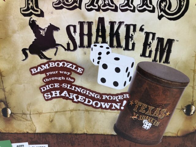 Texas Shake EM Dice Poker Game by Discovery Bay Games Shrink 