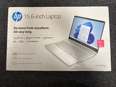 HP 15-dy2005tg 15.6'' (256GB SSD, Intel Pentium Gold 7505, 2.00GHz, 8GB RAM)