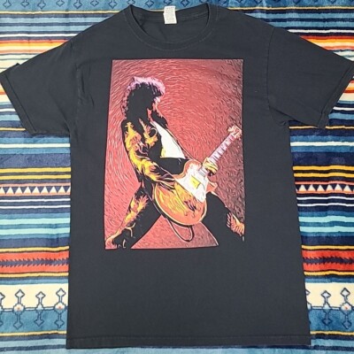 【希少】90s LED ZEPPELIN JIMMY PAGE Tシャツ L Jimmy Page Led Zeppelin T-shirt Abstract Small GUC 👌 | eBay
