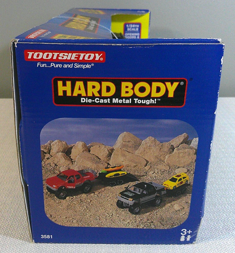 2001 Tootsie Toy Hard Body Maßstab 1:24 Ford Explorer Sport Trac mit Anhänger & Auto - Bild 3 von 4