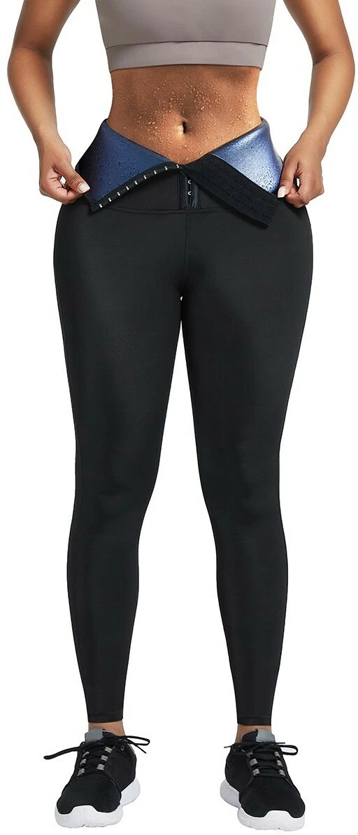 PANTALON LEGGING DE SUDATION AVEC GAINE CEINTURE LEGGING ADAPTÉ AUX FEMMES