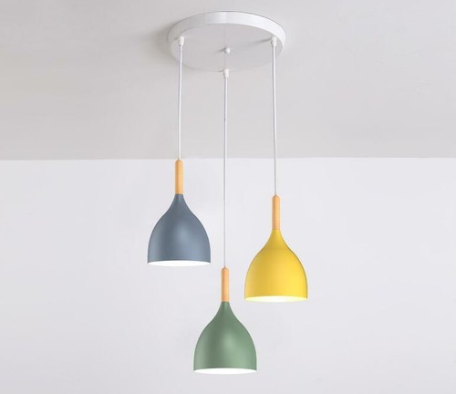 Kitchen Colourful Pendant Lamp Ceiling Light Chandelier Dining Room Bar Shop - Picture 9 of 21