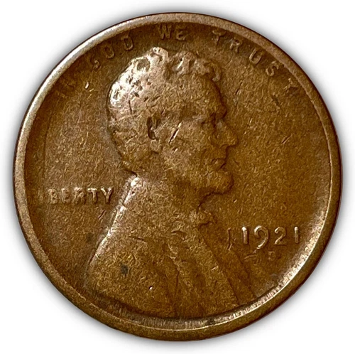 1921-S Lincoln Wheat Cent Choice Very Fine VF+ Coin #5785
