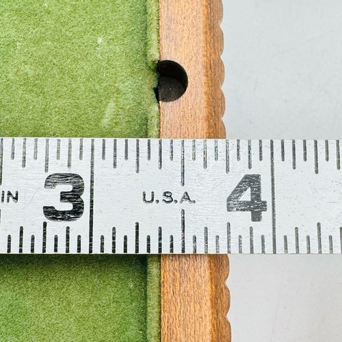 Vintage Pool Table & Cue Rack By Artisan Rae Backs Dollhouse Miniature 1:12 - Picture 4 of 17