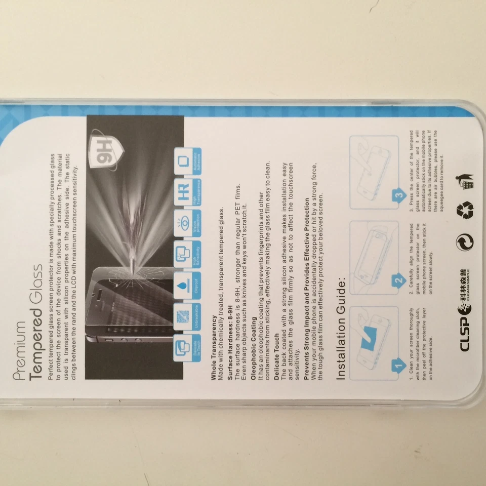For iPhone 5/5S 9H Tempered Glass, anti-scratch + 0.33mm 10-Pack - Image 3 of 3