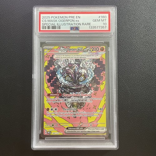 Cornerstone Mask Ogerpon ex graded PSA 10 for sale on eBay