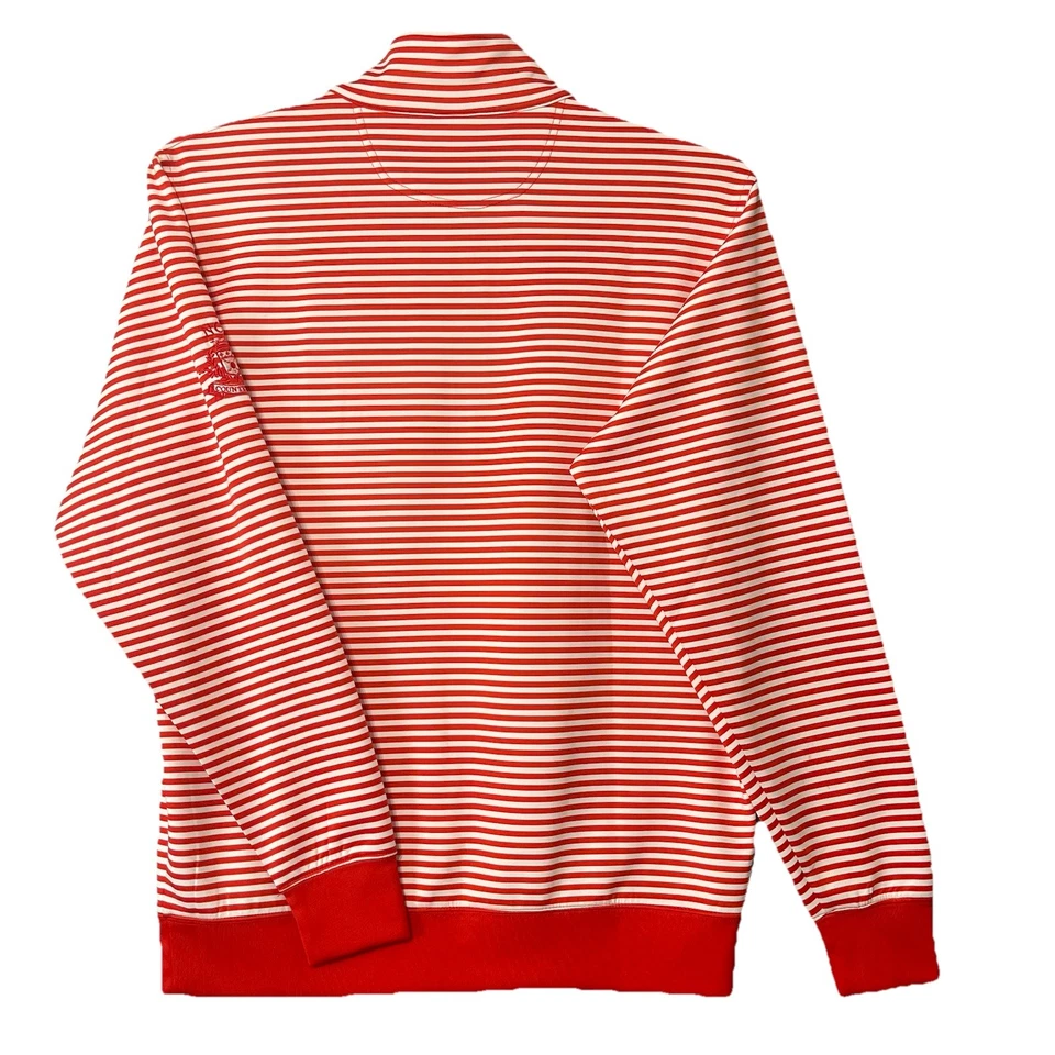 Pullover Cald Head Blues 1/4 Cremallera Para Hombres M Rojo NCR Country Club Golf Performance Foto 3 de 4