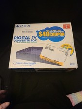 Apex Digital TV Converter Box DT502  Remote,  Factory Accessories New in Box