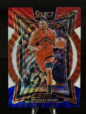 2024-25 Panini Select Jonathan Mogbo #87 Red White & Blue Prizm (Rc) G265