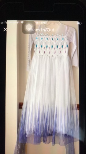 Beautiful Frozen Snow Queen Elsa Costume