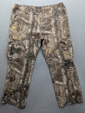 Realtree Pants Mens Size XXL 46x32 Camoflage Cargo Pockets Outdoor Hunting