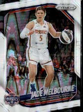 2025 Panini Prizm WNBA #128 Jade Melbourne White Seismic Prizms