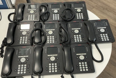 Konvolut Avaya 10x 9611G IP-Telefon (700504845) inklusive Ständer