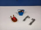 Vintage MOTU He-Man Rio Blast Blaster 1986 Weapon Parts lot Chest Knee Pad Guns
