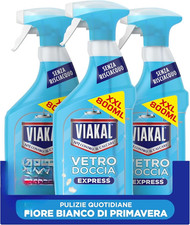 Viakal Vetro Doccia Express Spray, 800Ml, Pulito Brillante Con Una Sola Passata,