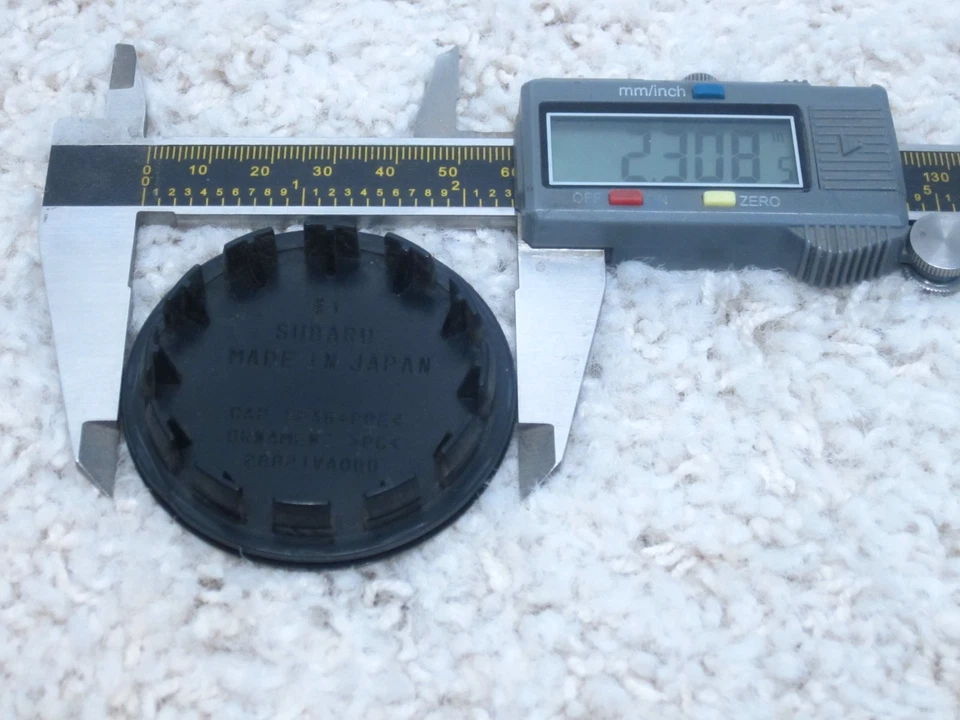 SUBARU CROSSTEK,FORSTER,LEGACY,OUTBACK,WRX OEM WHEEL CENTER CAP 28821VA000 #2C-4 - Image 2 of 2