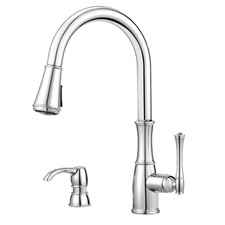 Pfister Wheaton Single Control Pull Down Kitchen Faucet - Polished Chrome