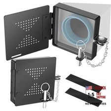 Aluminum RV Bumper End Cap 2 Pack Fits 4-Inch Square Camper Bumper RV Sewer
