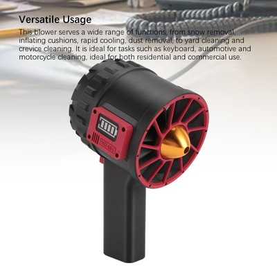 ­Super Jet Fan High Speed 1000000 RPM 90mm Brushless Motor 12 Blade Fan 7KG