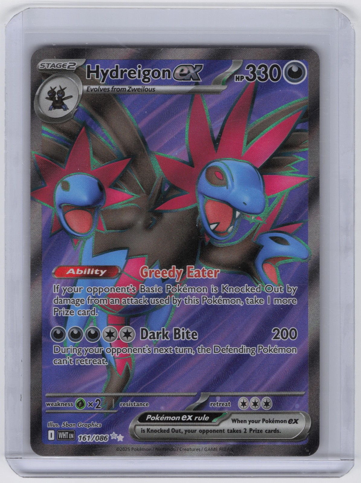 Hydreigon ex - Ultra Rare SV: White Flare 161/086 NM