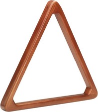 Pro Series TR8HD-F Heavy Duty Wooden Billiard Ball 8-Ball Triangle Rack Old W...