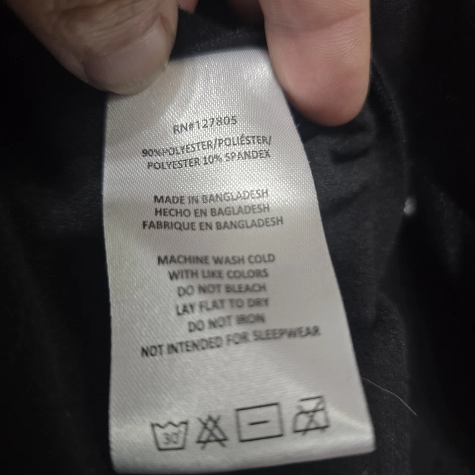 Falda DKNY Niñas 8 Negra Imitación Cuero Juvenil Línea A Pull-On Cintura Elástica Vegana Foto 3 de 4