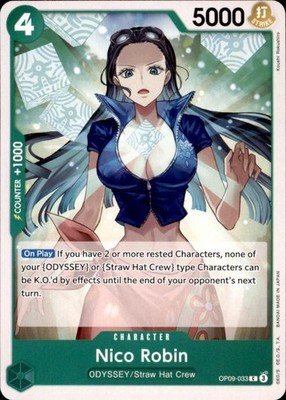 One Piece Nico Robin OP09-033 Eng. Common (6214)