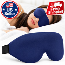 MZOO Luxury Sleep Eye Mask for Side Sleeper Men Women, Zero Eye Pressure 3D Mask