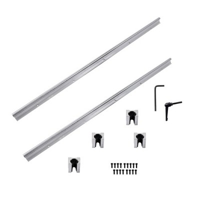 2PCS SBR16 1000mm Linear Guide Rail Slide Rail 4 PCS SBR16UU Bearing Block