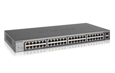 Netgear GS750E 48-Port Smart Managed Plus Gigabit Switch gebraucht 2xSFP 