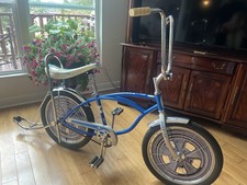 Bicycle WHEELIE BAR with Black Wheel fits sissy bar bikes minibike muscle bike 