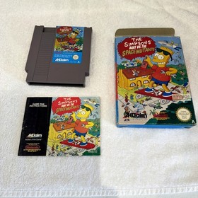 The Simpsons Bart vs Space Mutants f&uuml;r Nintendo NES PAL OVP mit Handbuch Acclaim