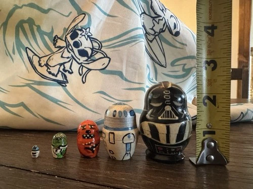 “Unbranded” Mini Star Wars Wooden Nesting Dolls