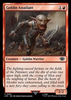 Goblin Assailant Universes Beyond: the Lord of the Rings: Tales of Middle-Earth