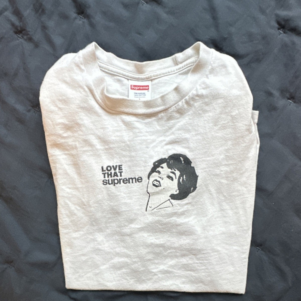 Supreme Love That Supreme Graphic Logo Cotton Crew Neck T-Shirt