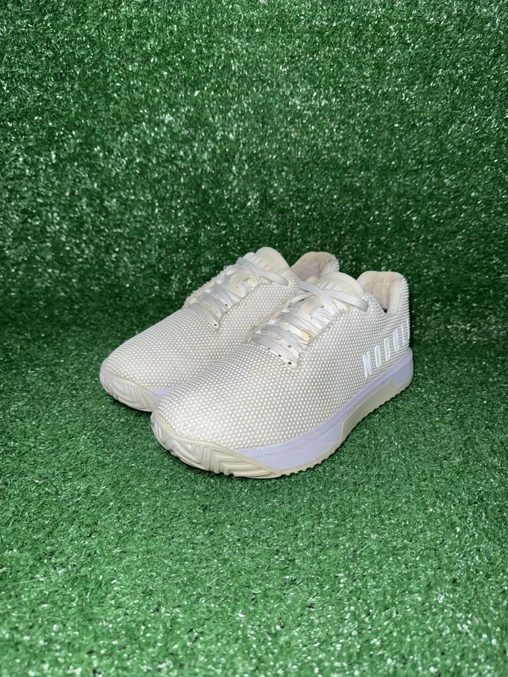 NoBull Superfabric тренер низкий верхний белый кроссовки тренажерный зал кроссовки женщин размер 7 - Изображение 3 из 4