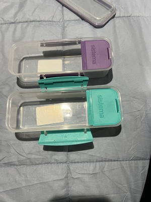 #ad #ad 2 Pack New Sistema To Go Snack Attack 13.8oz Storage Container $16.00