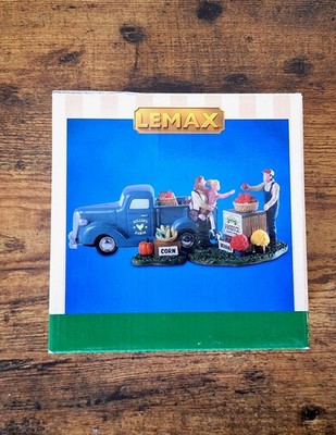 Lemax Buy Local Christmas Village Collectible w/People & Produce, 3''x 8.5''