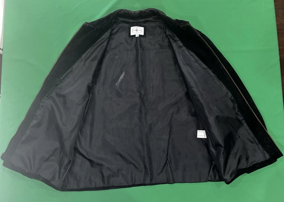 Chaqueta Blazer Línea Uomo Gamuza Genuina Talla XXL Foto 4 de 4