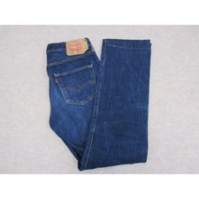 Levis 501 Original Fit Mens Dark Wash Straight Leg Button Fly Jeans 34x34