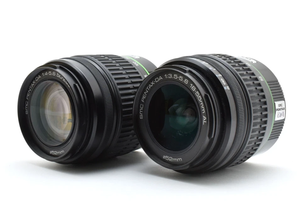 Pentax K-x 12.4MP Digital SLR Kamera Gelb Körper W / Zwei Objektiv Set Aus Japan - Bild 3 von 4