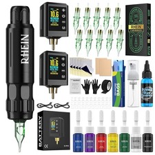 Maquina De Tatuaje Kit Para Tatuar Tattoo Rotativa Pluma
